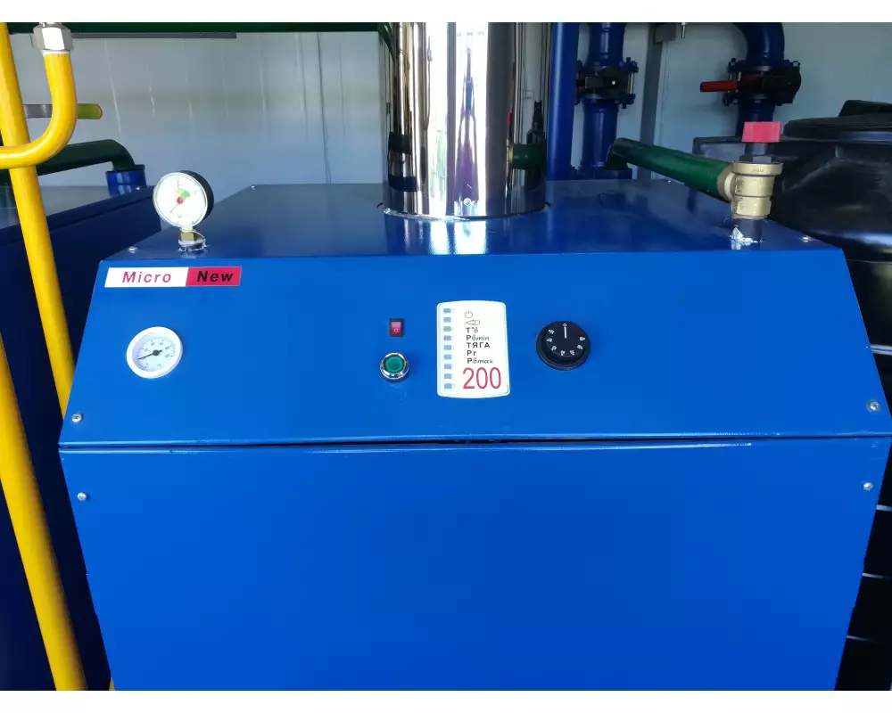 Котел водогрейный газовый MICRO New 175 кВт C2, с автоматикой  пр-ва Россия