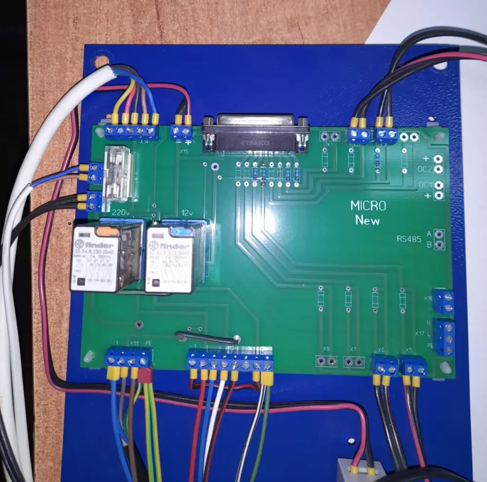 Печатная плата с проводами micro new PS 255358 (двухступенчатое рег.)