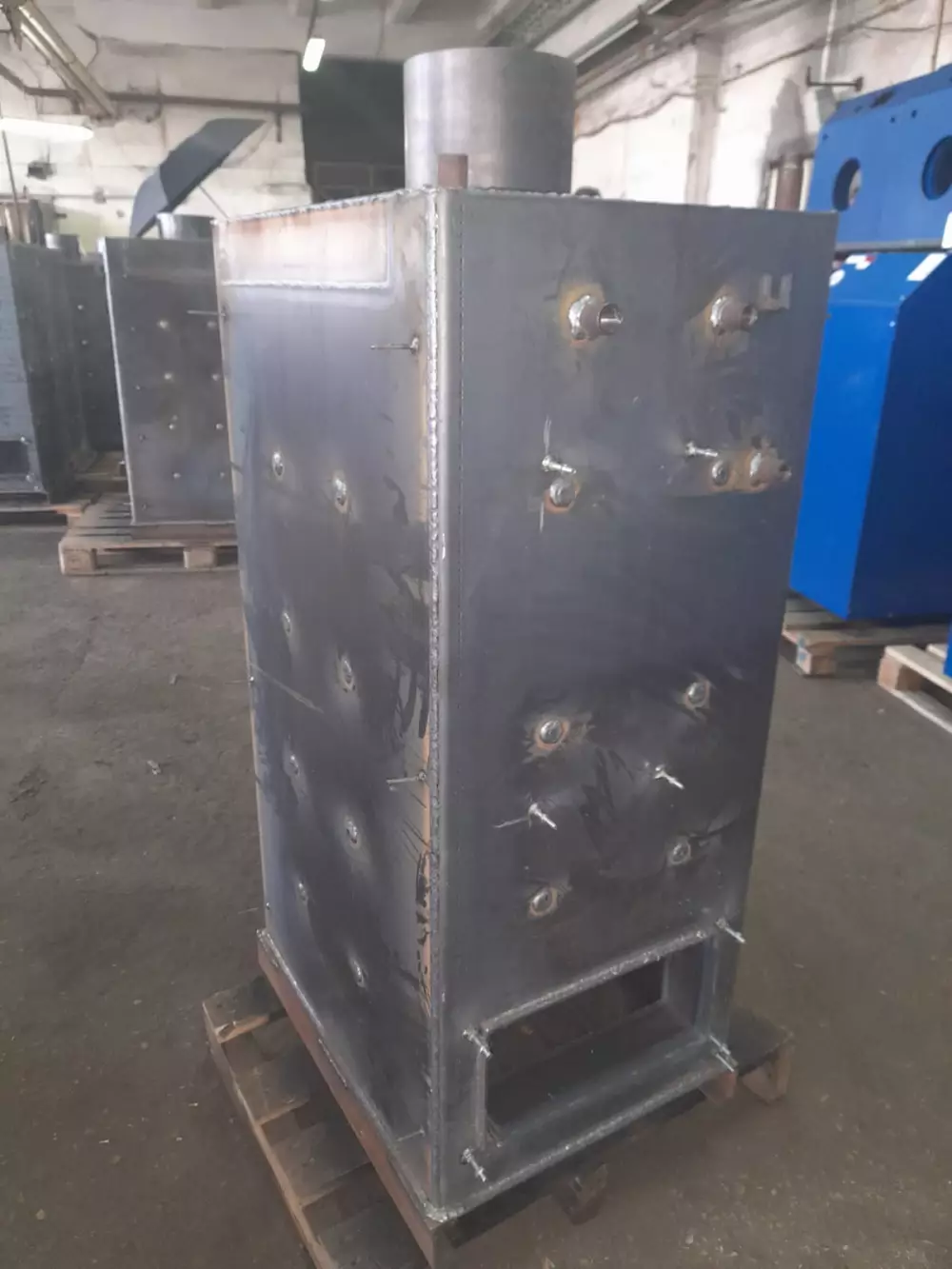 Теплообменник с  энергозависимой автоматикой MICRO New 125 кВт