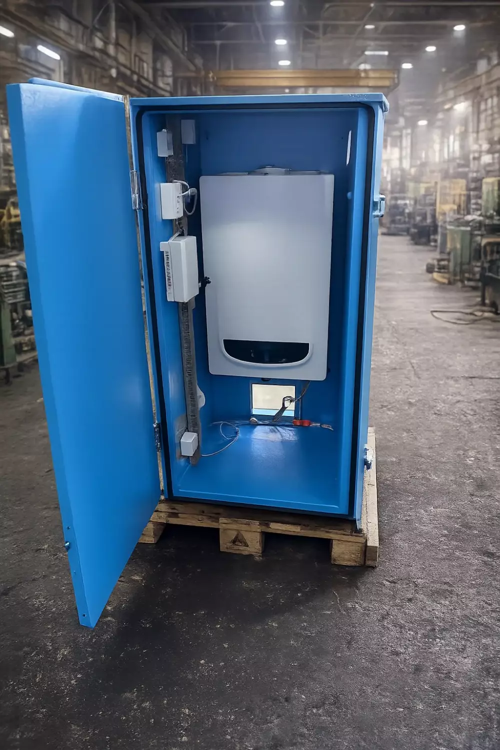 Котёл наружный отопительный газовый MICRO NR 40 кВт двухконтурный